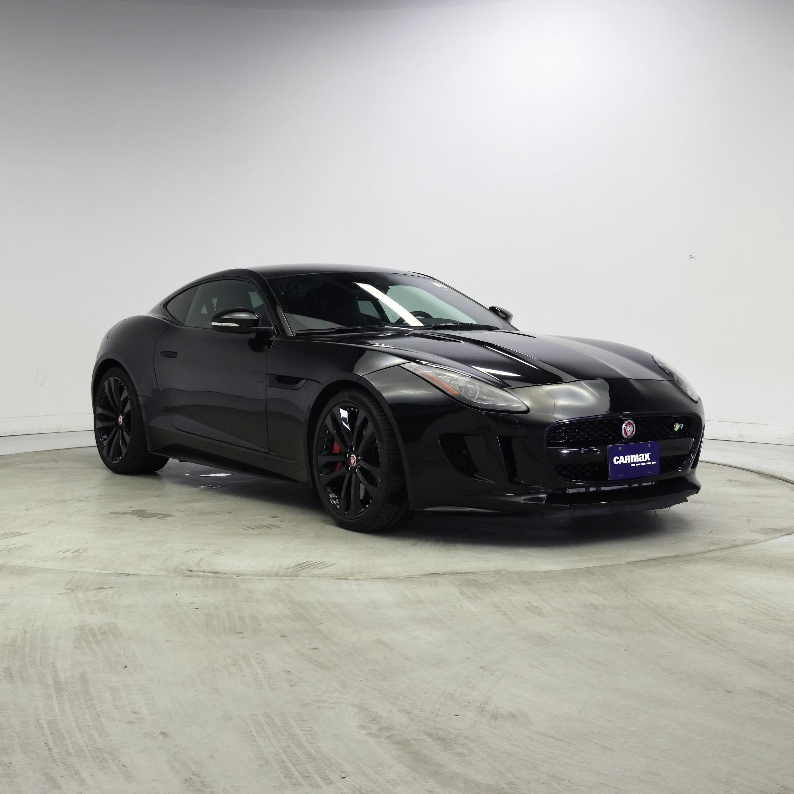 Black 2015 Jaguar F-TYPE R Coupe RWD Coupe Rear-Wheel Drive Automatic