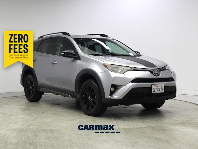 Silver 2018 Toyota RAV4 SUV / Crossover Front-Wheel Drive Automatic