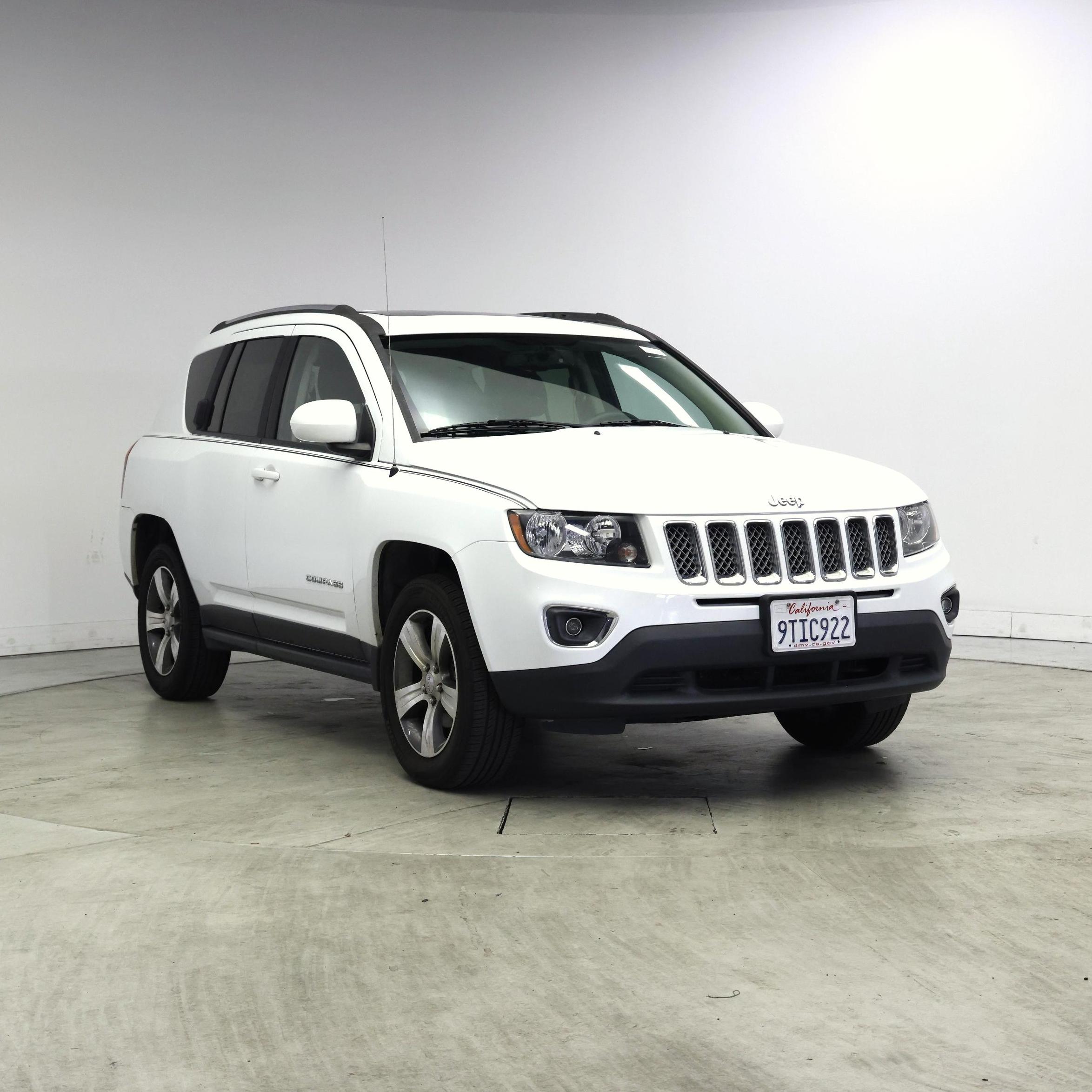 White 2017 Jeep Compass SUV / Crossover Four-Wheel Drive Automatic