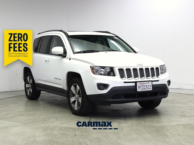 White 2017 Jeep Compass SUV / Crossover Four-Wheel Drive Automatic