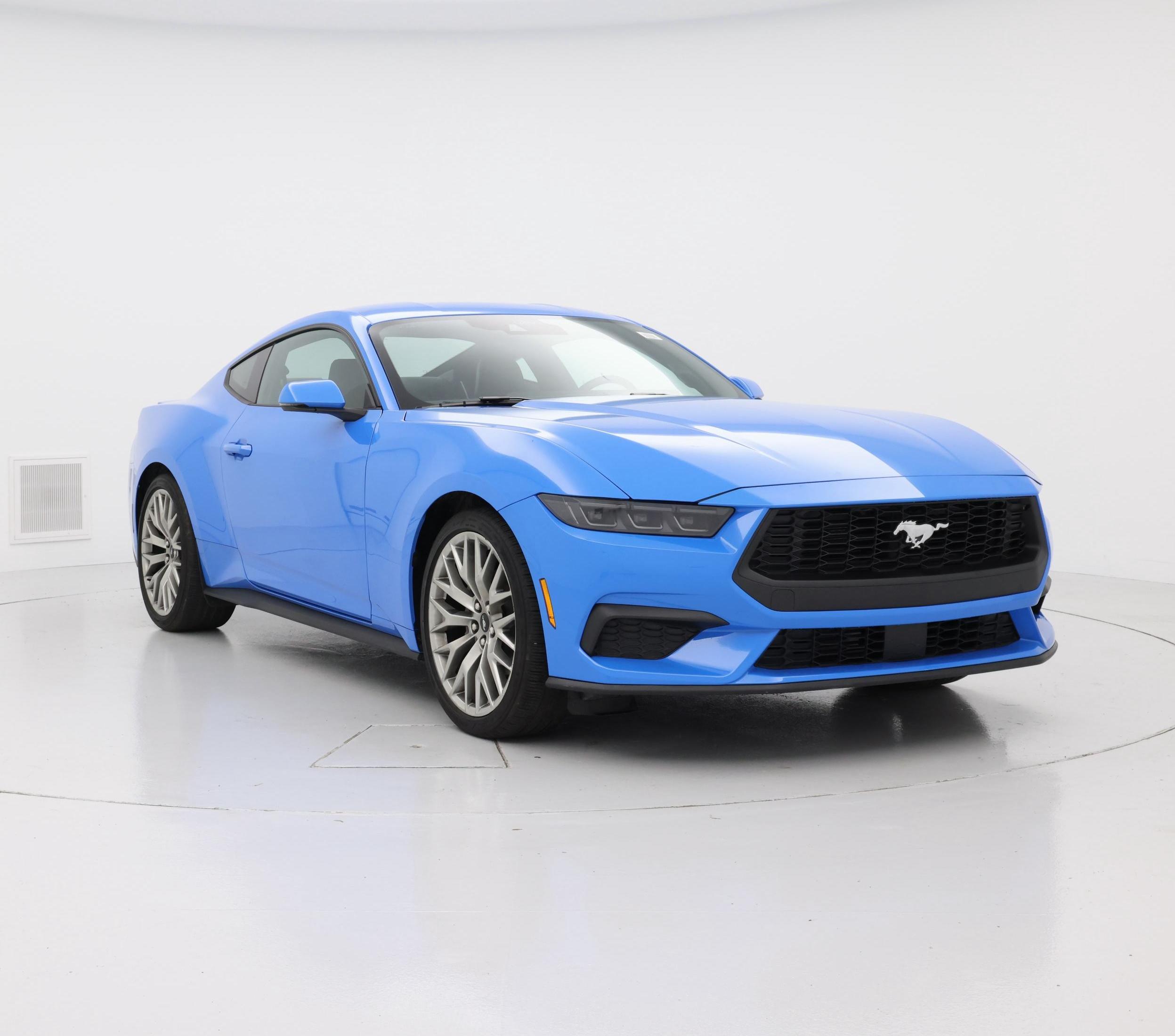 Blue 2025 Ford Mustang Coupe Rear-Wheel Drive Automatic