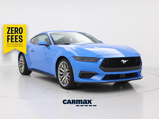 Blue 2025 Ford Mustang Coupe Rear-Wheel Drive Automatic