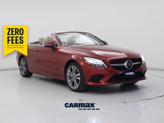 Red 2020 Mercedes-Benz C-Class Convertible All-Wheel Drive Automatic