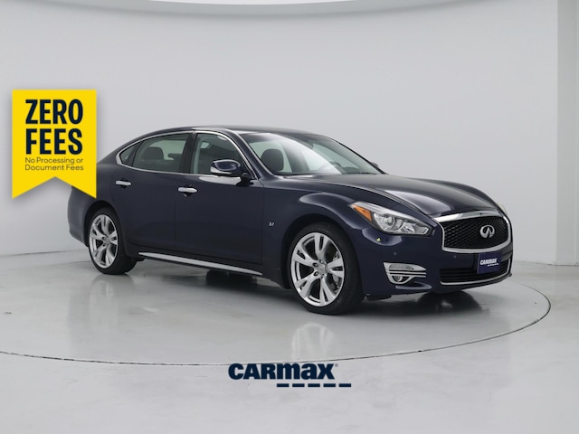 Blue 2017 INFINITI Q70L 3.7 AWD Sedan All-Wheel Drive Automatic
