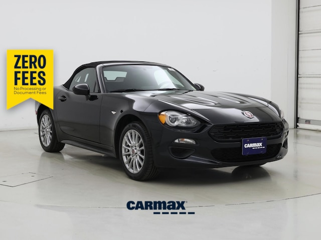 Black 2018 FIAT 124 Spider Convertible Rear-Wheel Drive Manual
