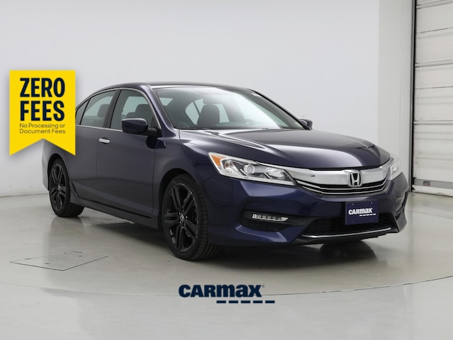 Blue 2017 Honda Accord Sedan Front-Wheel Drive Automatic