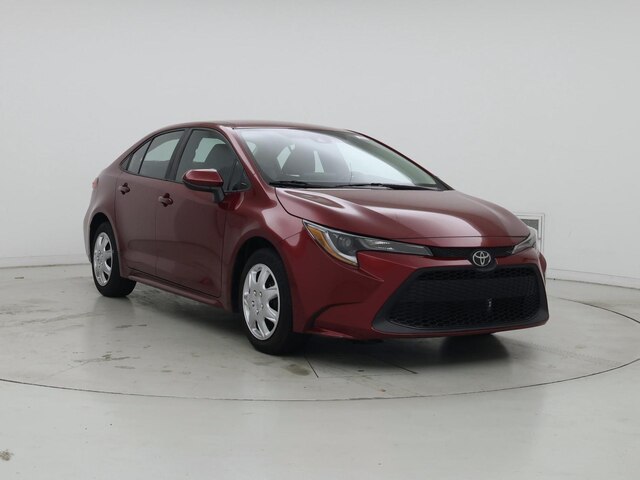 Red 2022 Toyota Corolla LE FWD Sedan Front-Wheel Drive Automatic
