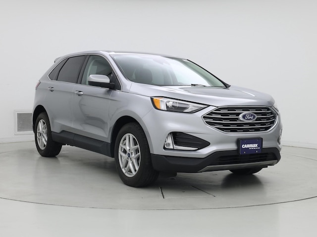 Silver 2022 Ford Edge SEL AWD SUV / Crossover All-Wheel Drive Automatic