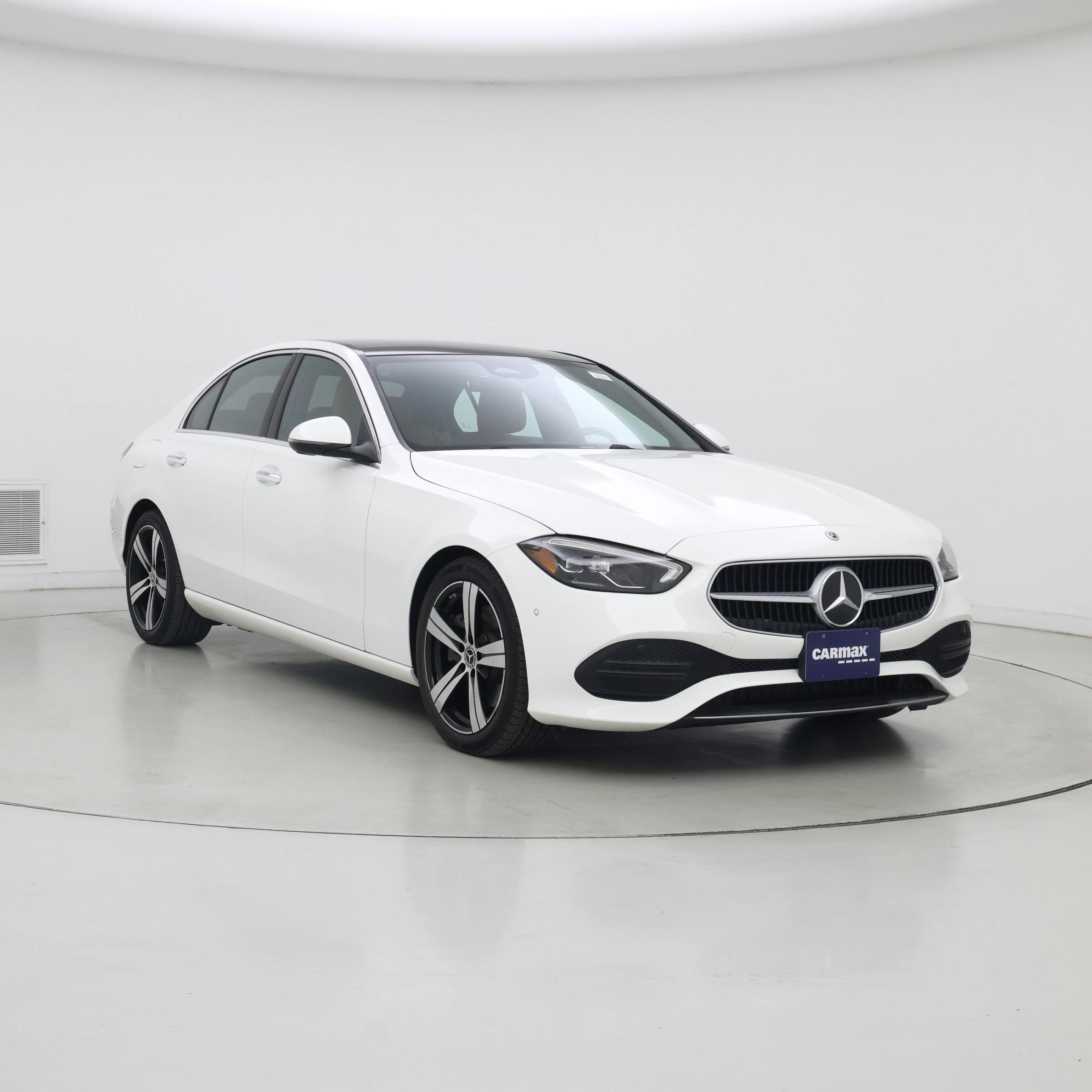White 2025 Mercedes-Benz C-Class Sedan All-Wheel Drive Automatic