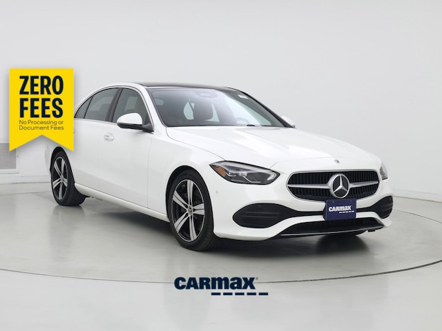 White 2025 Mercedes-Benz C-Class Sedan All-Wheel Drive Automatic