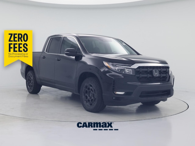Black 2025 Honda Ridgeline RTL+ AWD Pickup Truck All-Wheel Drive Automatic