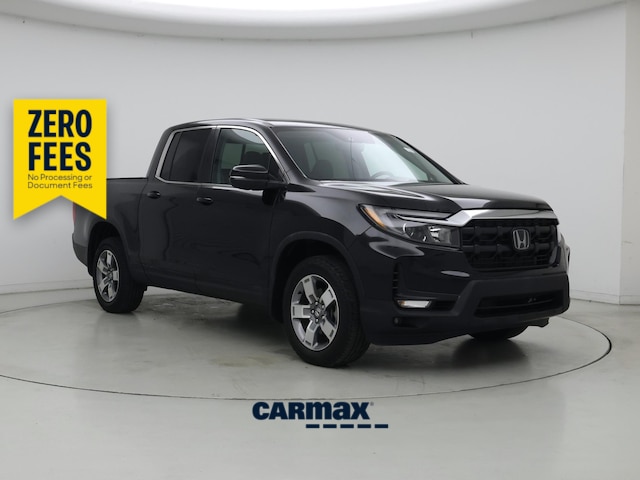 Black 2025 Honda Ridgeline RTL AWD Pickup Truck All-Wheel Drive Automatic