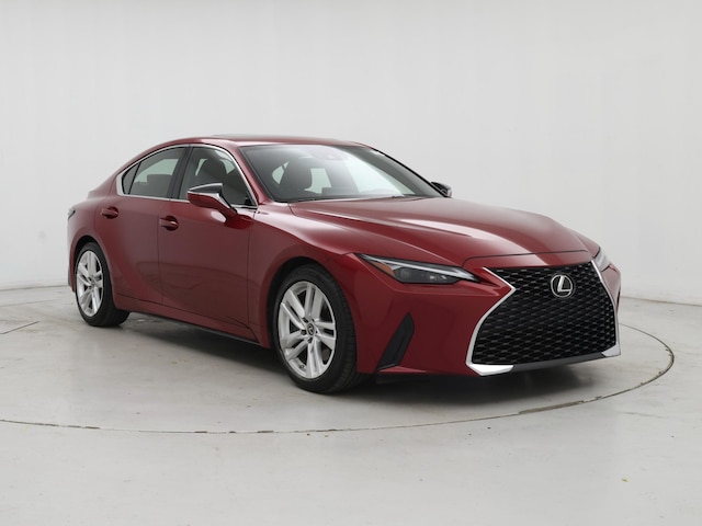 Red 2021 Lexus IS 300 RWD Sedan Rear-Wheel Drive Automatic