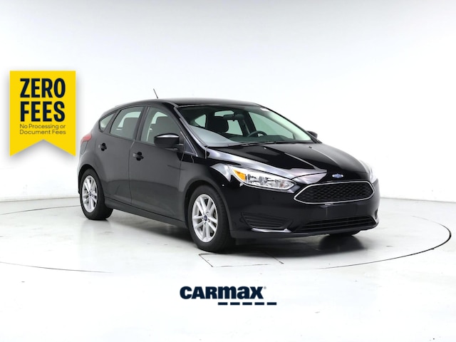 Black 2018 Ford Focus SE Hatchback Hatchback Front-Wheel Drive Automatic