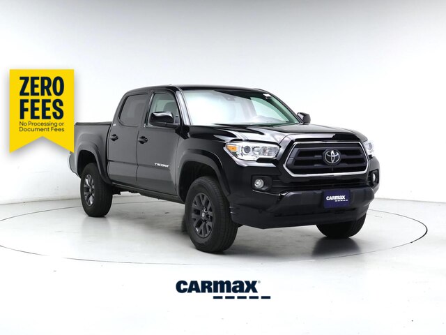 Black 2022 Toyota Tacoma SR5 I4 Double Cab RWD Pickup Truck 4X2 Automatic