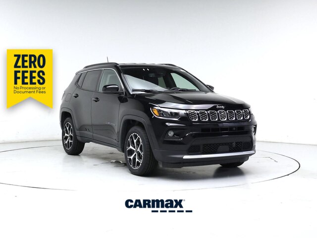 Black 2025 Jeep Compass SUV / Crossover Four-Wheel Drive Automatic