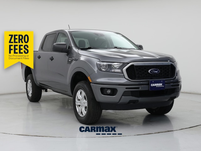 Gray 2022 Ford Ranger XLT SuperCrew 4WD Pickup Truck Four-Wheel Drive Automatic