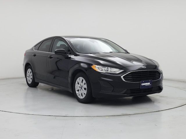 Black 2020 Ford Fusion S FWD Sedan Front-Wheel Drive Automatic