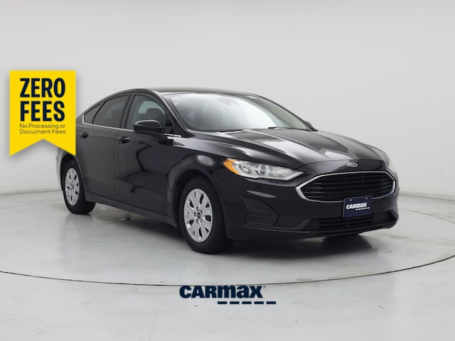 Black 2020 Ford Fusion S FWD Sedan Front-Wheel Drive Automatic