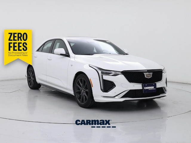 White 2025 Cadillac CT4 Sport RWD Sedan Rear-Wheel Drive Automatic