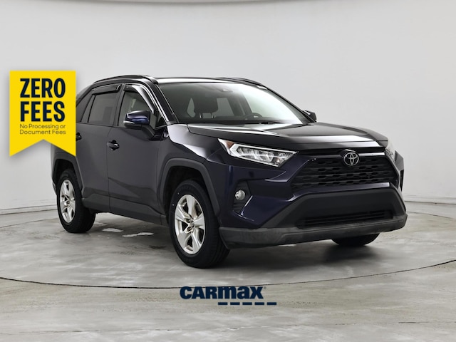 Blue 2019 Toyota RAV4 XLE FWD SUV / Crossover Front-Wheel Drive Automatic