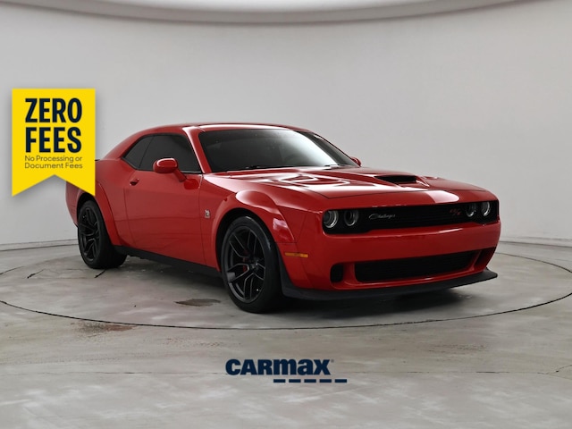 Red 2021 Dodge Challenger R/T Scat Pack Widebody RWD Coupe Rear-Wheel Drive Manual