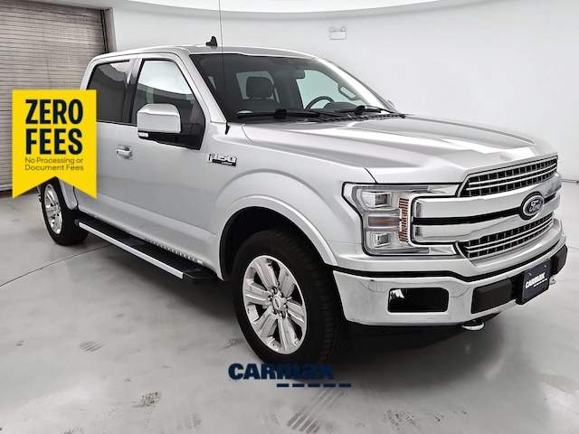 Silver 2019 Ford F-150 Pickup Truck Four-Wheel Drive Automatic