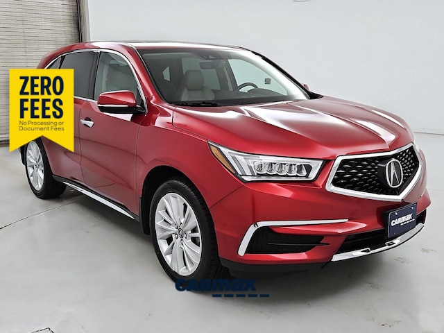 Red 2019 Acura MDX SUV / Crossover All-Wheel Drive Automatic