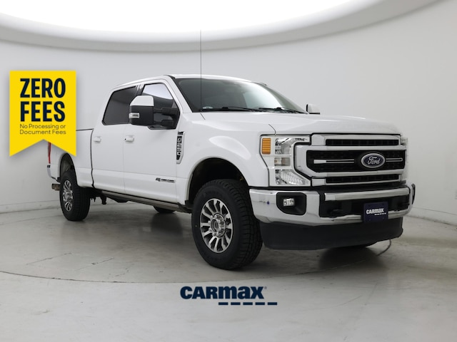 White 2020 Ford F-250 Super Duty Pickup Truck Four-Wheel Drive Automatic
