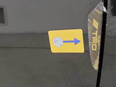 Front Door Driver Side Cosmetic Imperfection