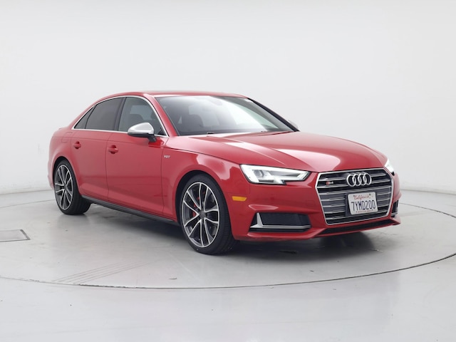 Red 2018 Audi S4 3.0T quattro Premium Plus Sedan AWD Sedan All-Wheel Drive Automatic