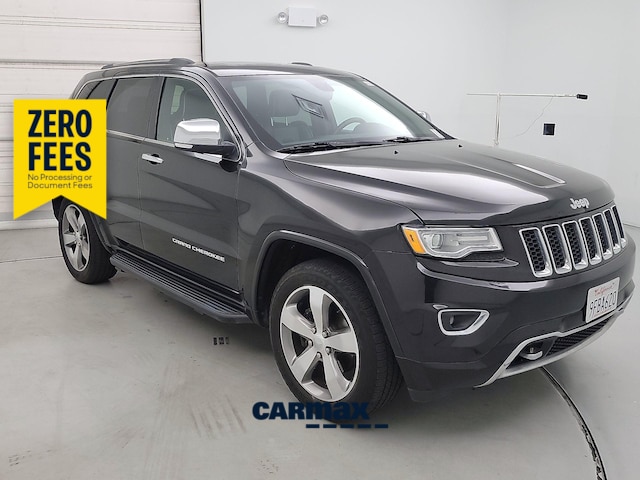 Black 2015 Jeep Grand Cherokee Overland SUV / Crossover 4X2 Automatic
