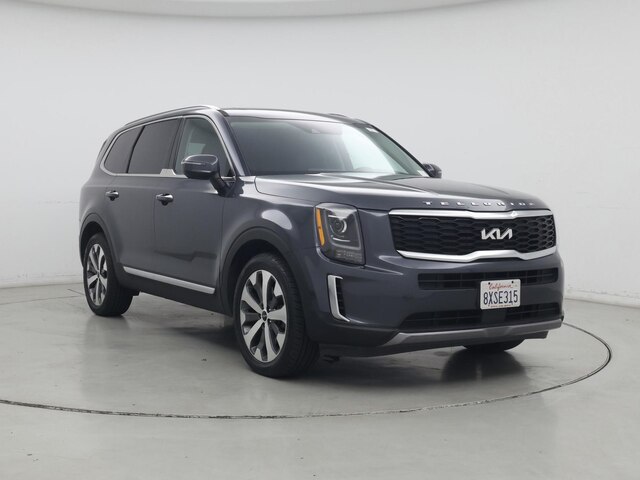 Blue 2022 Kia Telluride S AWD SUV / Crossover All-Wheel Drive Automatic
