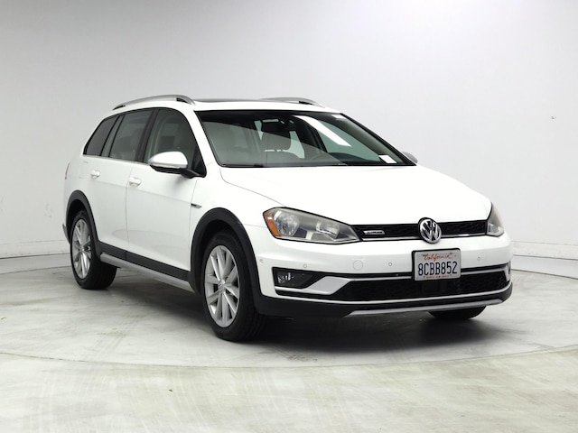White 2017 Volkswagen Golf Alltrack SE 4Motion AWD Wagon All-Wheel Drive Automatic