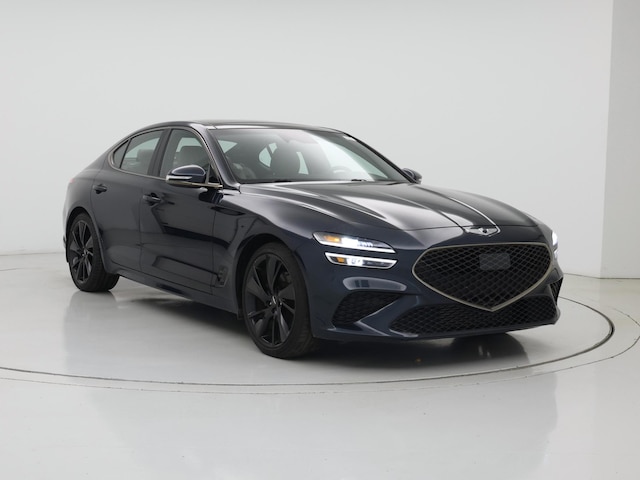 Blue 2023 Genesis G70 2.0T RWD Sedan Rear-Wheel Drive Automatic