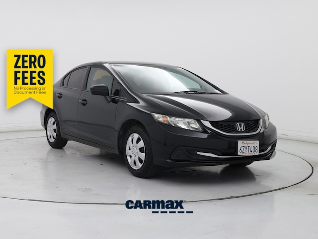 Black 2014 Honda Civic Sedan Front-Wheel Drive Automatic