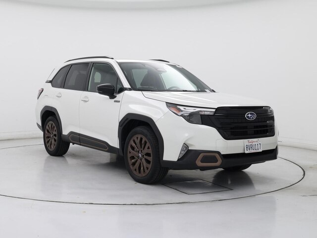 White 2025 Subaru Forester Hybrid Sport AWD SUV / Crossover All-Wheel Drive Automatic