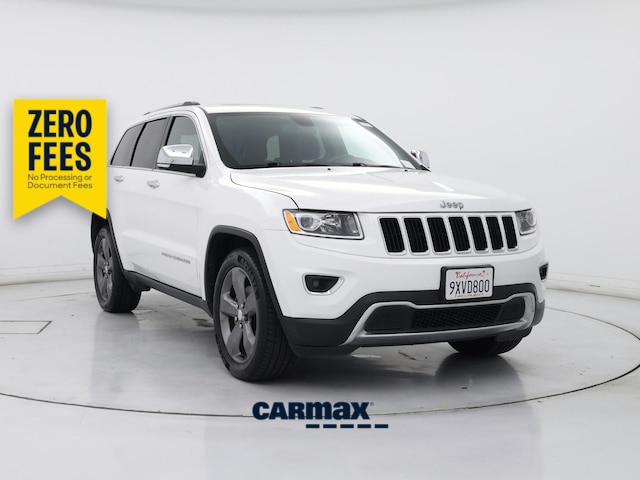 White 2015 Jeep Grand Cherokee Limited SUV / Crossover 4X2 Automatic