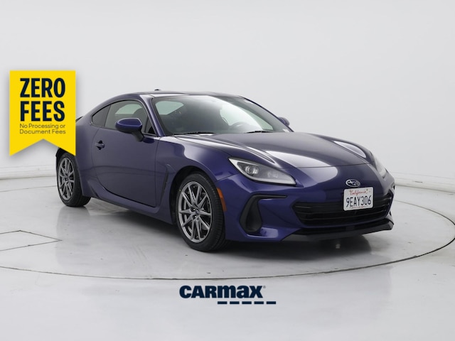 Blue 2023 Subaru BRZ Premium RWD Coupe Rear-Wheel Drive Manual
