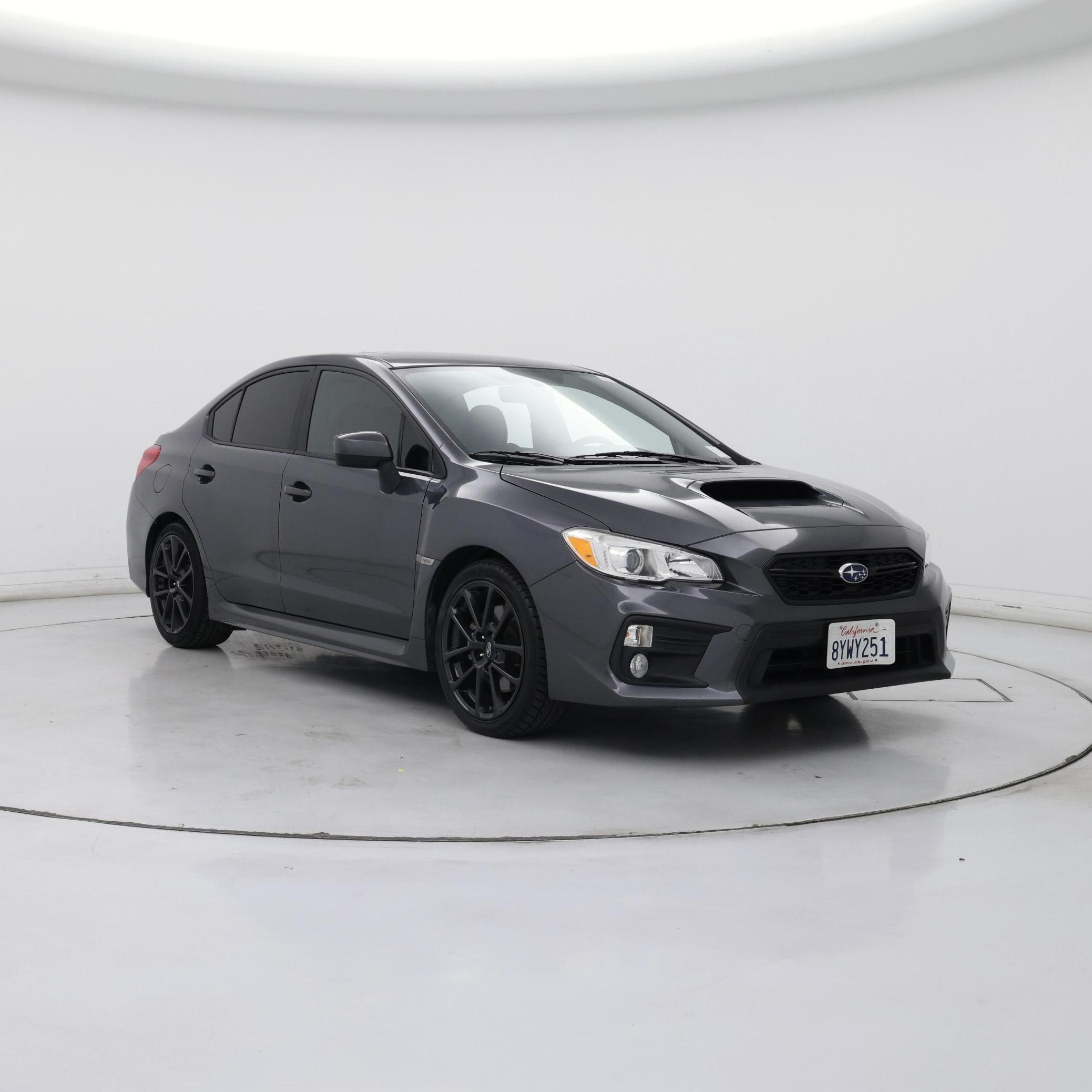 Gray 2021 Subaru WRX Sedan All-Wheel Drive Manual