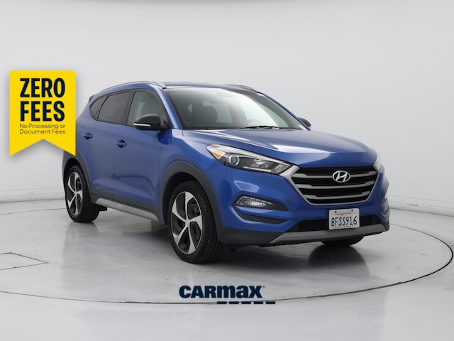 Blue 2018 Hyundai Tucson SUV / Crossover Front-Wheel Drive Automatic