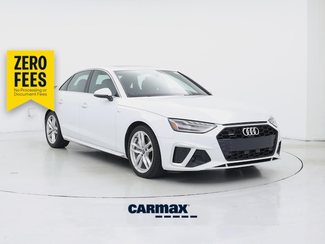 White 2024 Audi A4 quattro Premium Plus S Line 45 TFSI AWD Sedan All-Wheel Drive Automatic