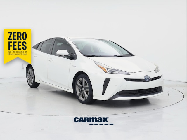 White 2019 Toyota Prius Hatchback Front-Wheel Drive Automatic