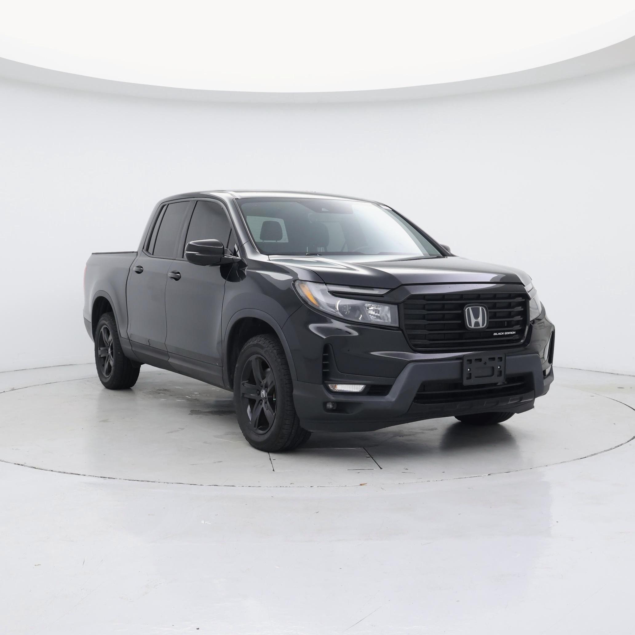 Black 2023 Honda Ridgeline Pickup Truck All-Wheel Drive Automatic