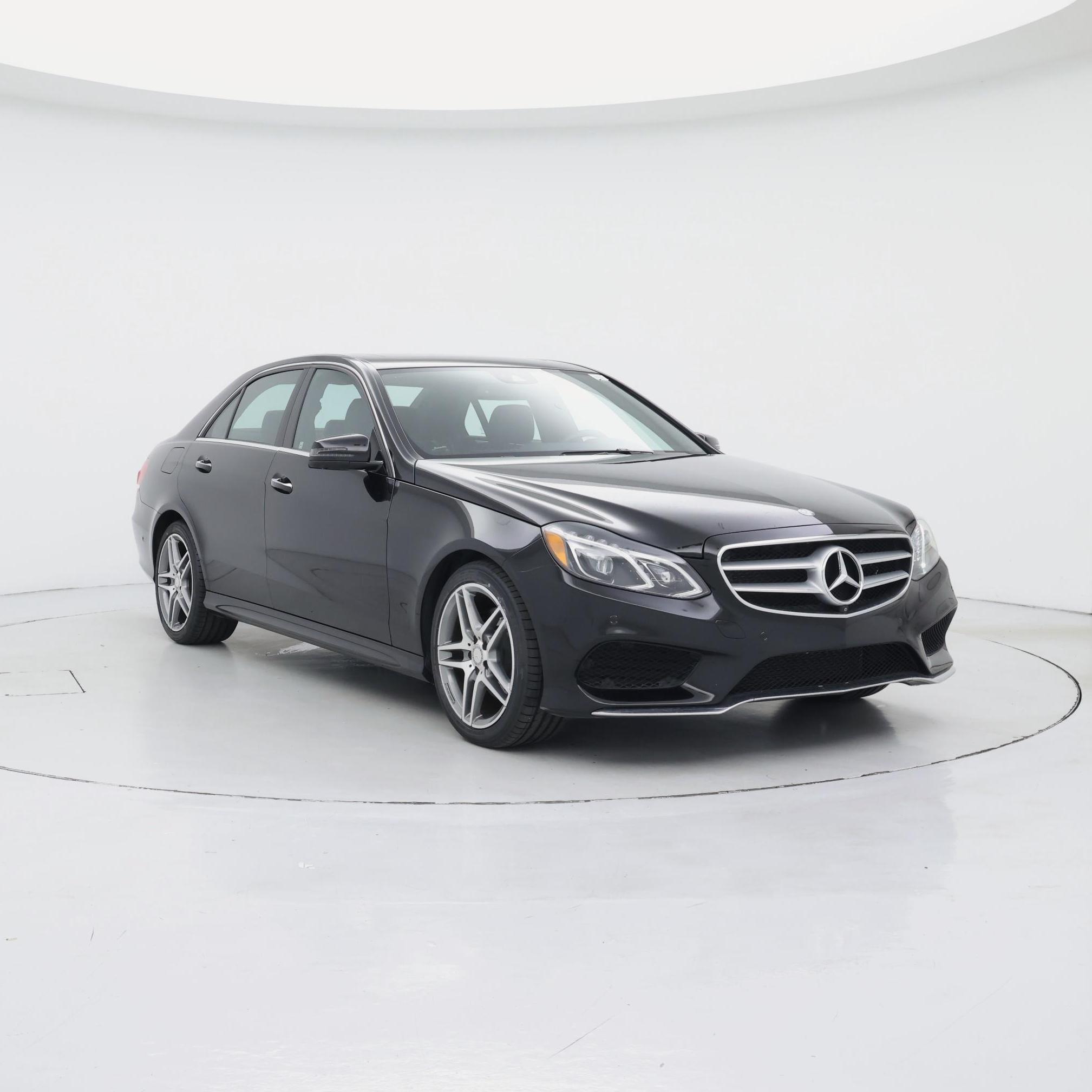 Black 2015 Mercedes-Benz E-Class Sedan Rear-Wheel Drive Automatic