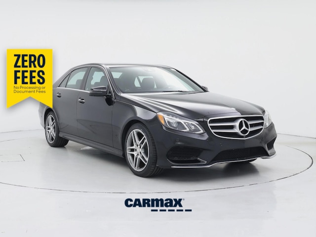 Black 2015 Mercedes-Benz E-Class Sedan Rear-Wheel Drive Automatic