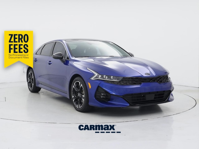 Blue 2021 Kia K5 GT-Line FWD Sedan Front-Wheel Drive Automatic