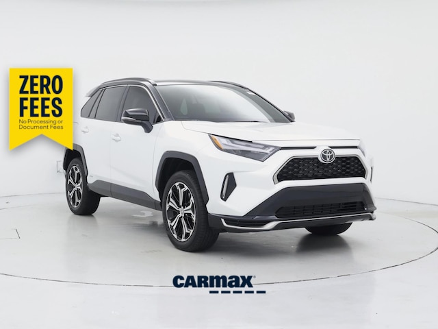 White 2025 Toyota RAV4 Plug-in Hybrid XSE AWD SUV / Crossover All-Wheel Drive Automatic