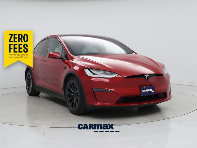 Red 2023 Tesla Model X SUV / Crossover All-Wheel Drive Automatic