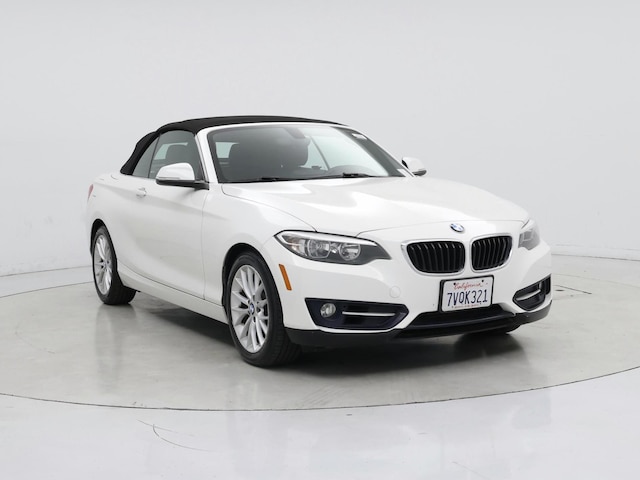 White 2016 BMW 2 Series 228i Convertible RWD Convertible Rear-Wheel Drive Automatic